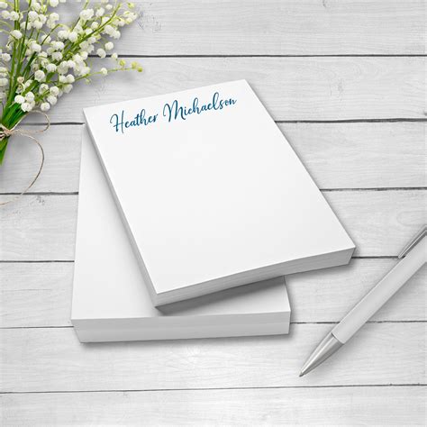 Personalized Note Pads, Glued Note Pads, Personalized Notepads, Custom ...