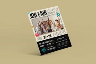 Modern Job Fair Flyer Template Graphic by Gioraphics · Creative Fabrica