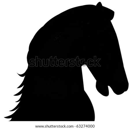 Horse Profile Silhouette Stock Photo 63274000 : Shutterstock