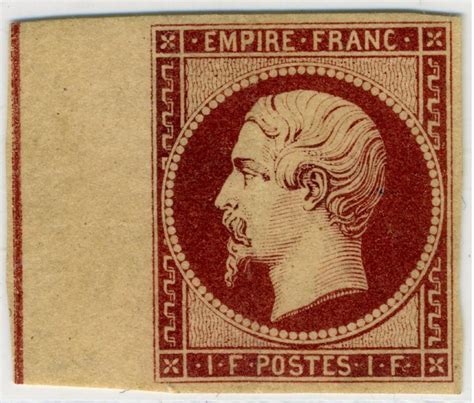 FRANCE - CLASSIQUE - UNE GRANDE RARETÉ ! n°18c Yvert - 1 FRA... - TIMBRES POSTE,LINGE ANCIEN ...