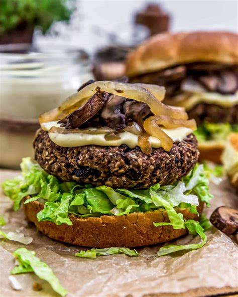 Vegan Patty Melt Burger - Monkey and Me Kitchen Adventures