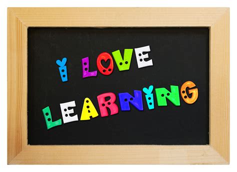 colorful letters with i love learning - A Reading Place