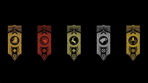 Game Of Thrones House Sigils Banners