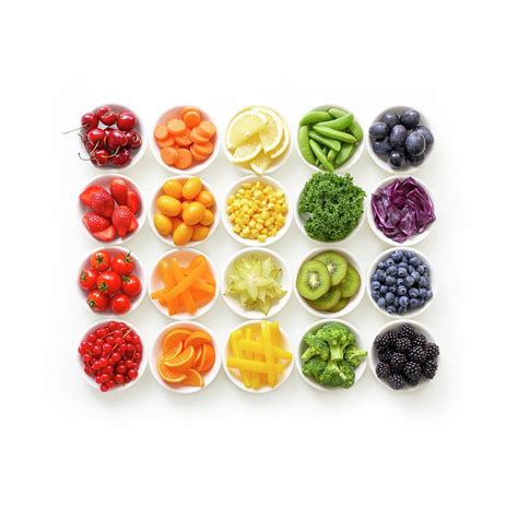 Colourful Fresh Produce In Dishes Photograph by Science Photo Library - Pixels