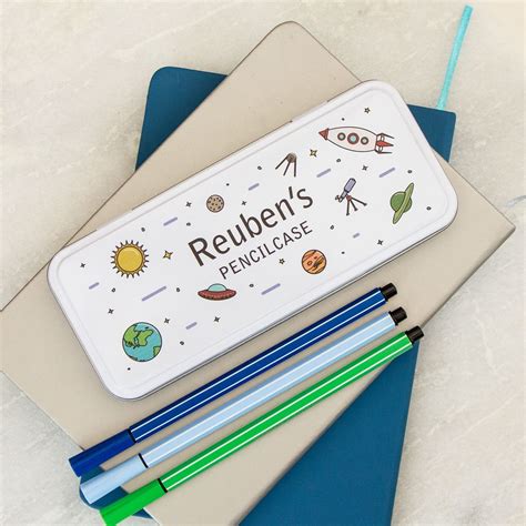 Personalised Space Pencil Case | The Laser Boutique