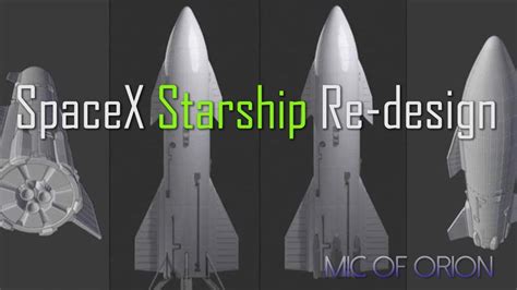 SpaceX Starship Re Design - YouTube