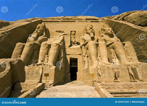 The Temple Of Ramesses II At Abu Simbel Stock Photo - Image: 32947250