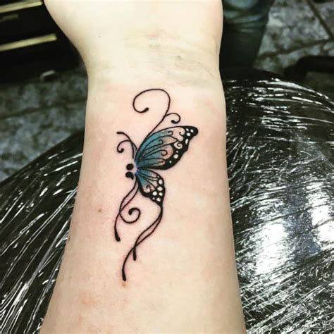 Top 65 Best Semicolon Butterfly Tattoo Ideas - 2021 Inspiration Guide