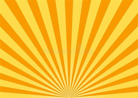 Abstract Yellow Sun Rays Vector Stock Illustration - Illustration of ...