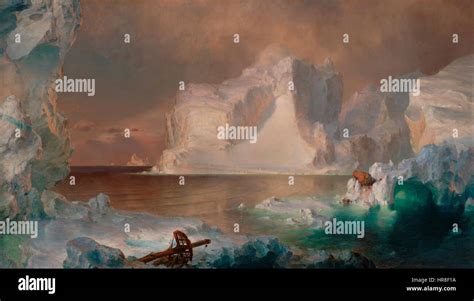 The Icebergs (Frederic Edwin Church Stock Photo - Alamy