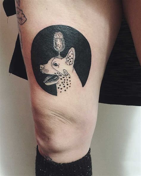 Blue heeler dog tattoo by Finley Jordan - Tattoogrid.net