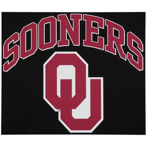 Oklahoma Sooners 12" x 12" Arched Logo Decal