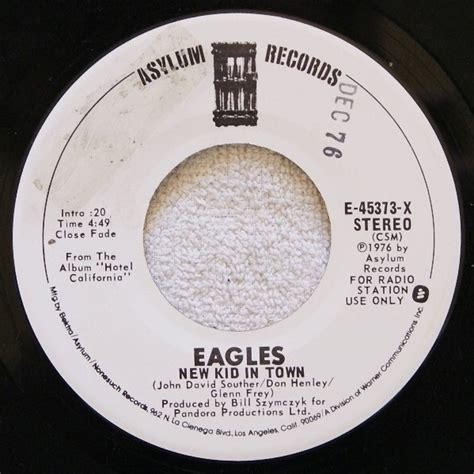 Eagles - New Kid In Town (1976, CSM - Santa Maria pressing, Vinyl ...