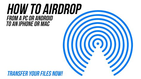 AIRDROP For PC & Android - HOW TO Transfer photos from iPhone, iPad, Mac to other devices - YouTube