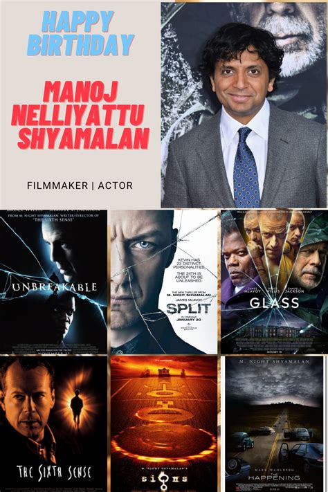 Checkout Manoj Night Shyamalan Movies of All Time | Manoj Night Shyamalan Birthday | Manoj night ...