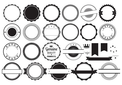 Vector Badge Elements - Download Free Vector Art, Stock Graphics & Images