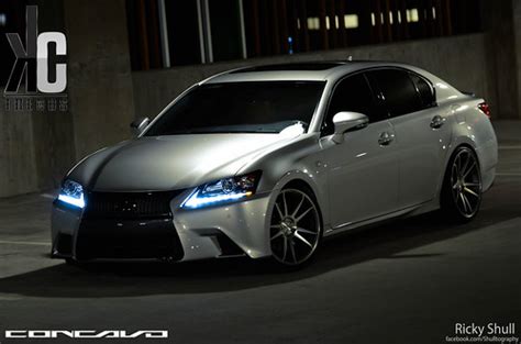 Lexus GS350 F-Sport on CW-S5 Matte Grey Machined Face | Flickr