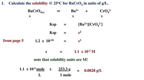 PPT - Lesson 4 Calculating Solubility PowerPoint Presentation, free download - ID:4566495