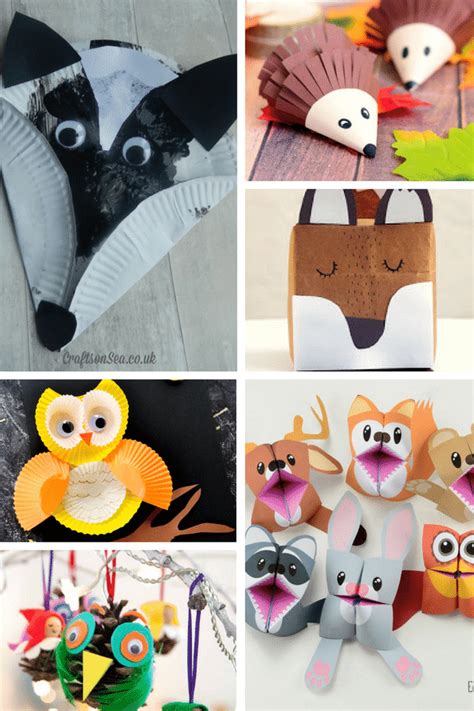 Adorable Forest Animal Crafts - Arty Crafty Kids