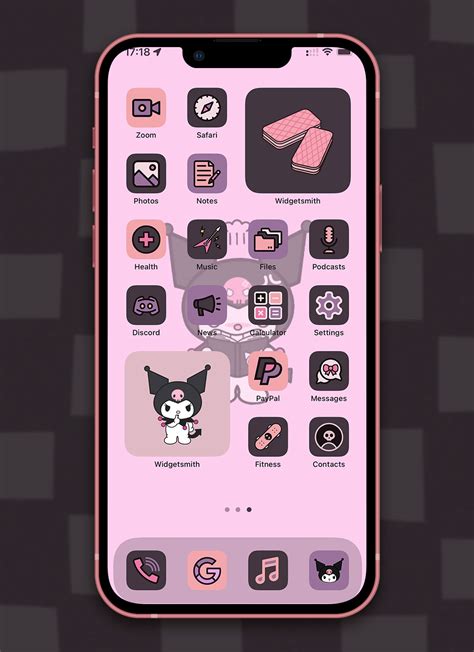 Kuromi App Icons - Sanrio Aesthetic App Icons for iOS14 & Android - Free