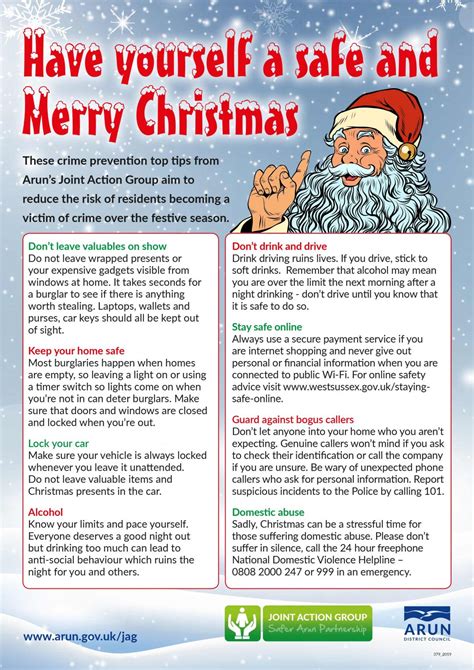 Crime prevention tips for the run up to Christmas | Arundel Town Council