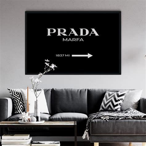 Prada Marfa Fashion Print Digital Poster Printable Fashion | Etsy