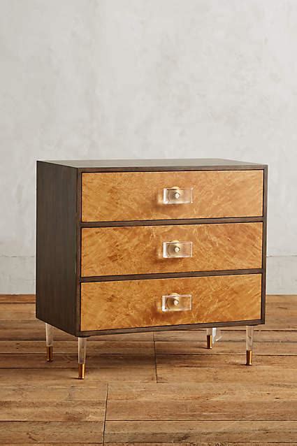 Burlwood Regency Nightstand in Burl