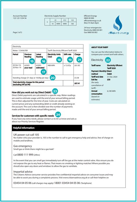 How to read your electricity bill - National Energy Action (NEA)