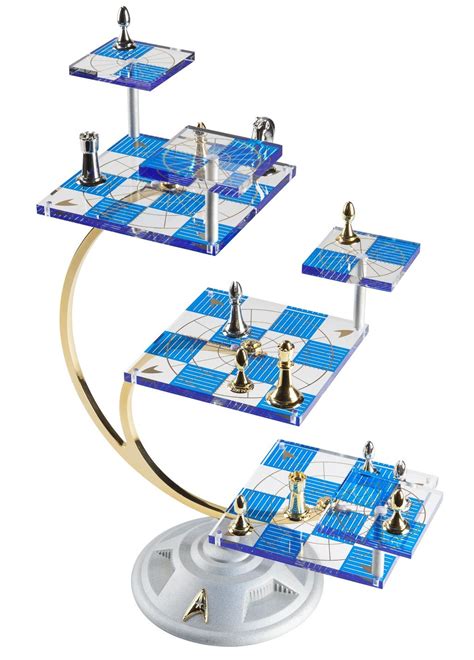 Star Trek 50th Anniversary Tridimensional Chess Set | Star trek chess, Star trek 50th ...