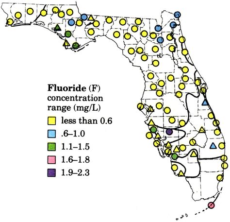Quality of Untreated Water for Public Supplies in Florida- Fluoride, 1979