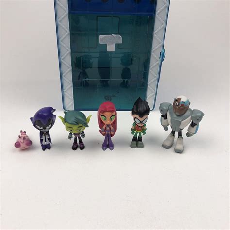 Jazwares DC Teen Titans Go! T Tower Playset With Mini Figures Lot T-Tower | #1968154682