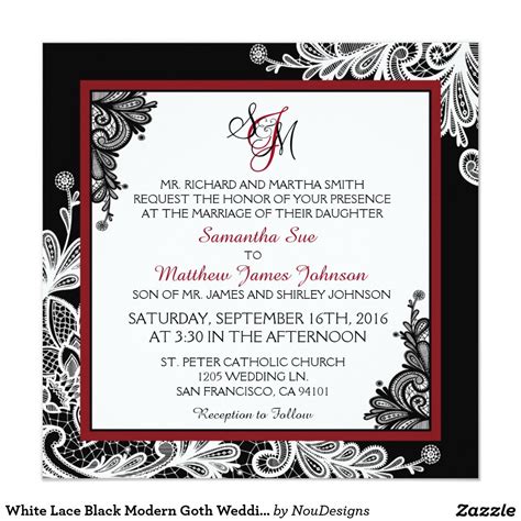 Create your own Invitation | Zazzle.com | Goth wedding invitations ...