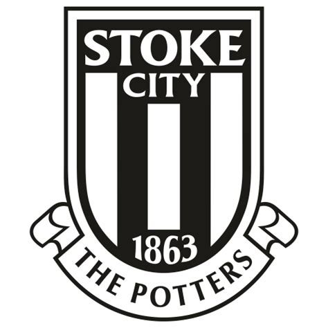 Stoke City FC Black SVG | Stoke City FC Black vector File | Stoke City FC Svg Cut Files | PNG ...