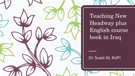 (PDF) Teaching New Headway plus English course