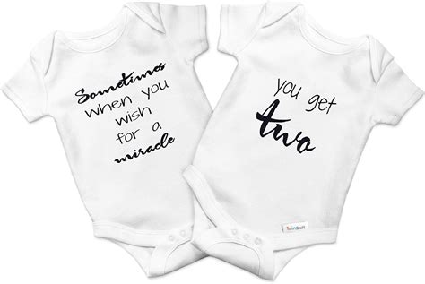 Twinstuff Twin Baby Onesies - Twin Boy Girl Baby India | Ubuy