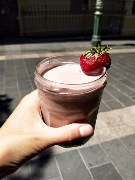 Vegan Blender-Free Strawberry Milkshake