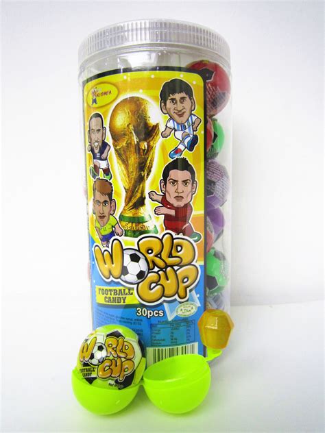 Funny candy / Football Shape Hard Candy 6g Multi Fruit Flavored Hard ...