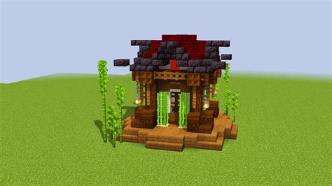Just a small Japanese house I made. : r/Minecraft