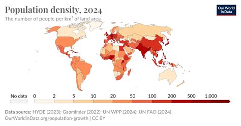 Population Density Global Map - Babbie Rachelle