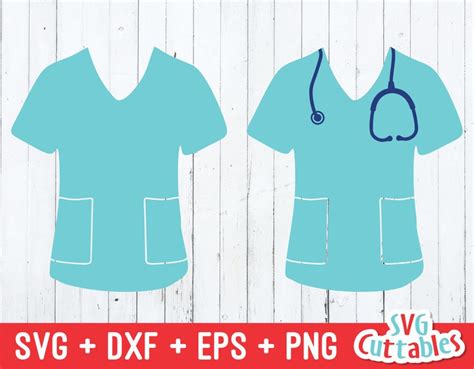 Scrubs Svg Nurse Cut File Svg Dxf Eps Png Cut File - Etsy