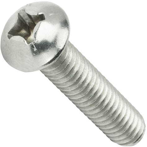 3/8-16 Round Head Phillips Drive Machine Screws Stainless Steel Inch All Lengths | eBay