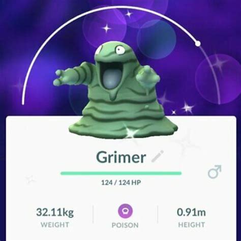 SHINY GRIMER Pokemon Go, Toys & Games, Video Gaming, Video Games on ...