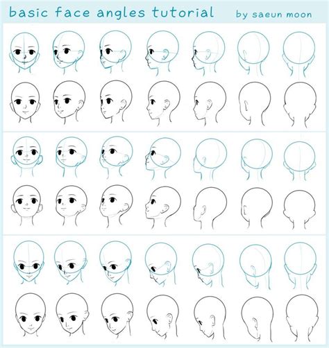 How to Draw All Angles of Face - Lasurged Domay1950