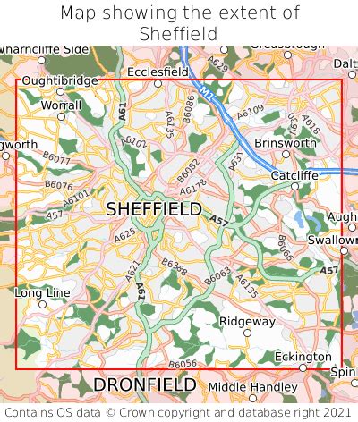 Where is Sheffield? Sheffield on a map