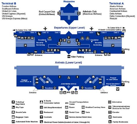 John Wayne Airport Map | Map Of United States 2020