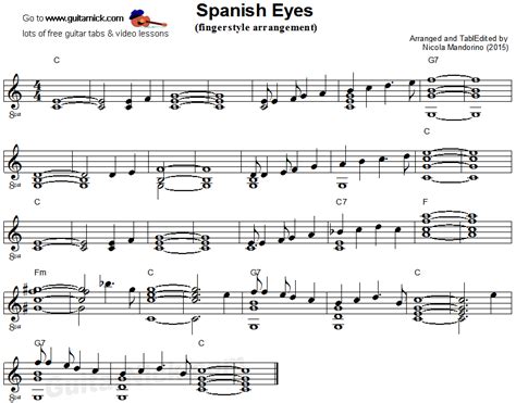 Get How To Play Blue Spanish Eyes On Guitar Images – Guitar Evo