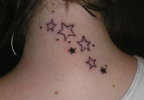 49 Nice Star Neck Tattoos