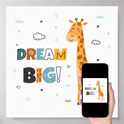 Dream Big Poster | Zazzle