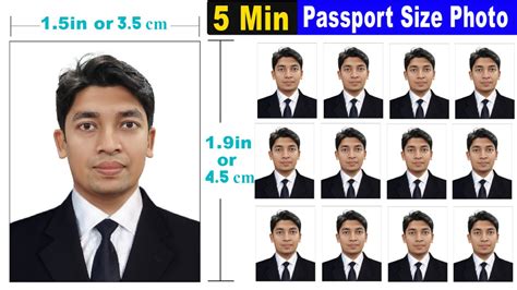 How To Get Passport Size Photo In Photoshop - Printable Templates Free