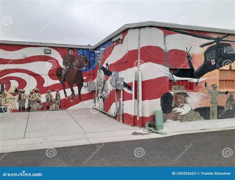 Military Street Art ,Cheyenne, Wyoming Editorial Stock Photo - Image of ...